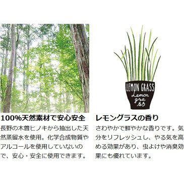消臭・除菌スプレー PLANTS&ROOM FRESH WATER Lemongrass リフィル 250ml ( アロマ スプレー 天然 詰め替え用 レモングラス アロマスプレー ルームスプレー トイレ 靴 部屋用 )