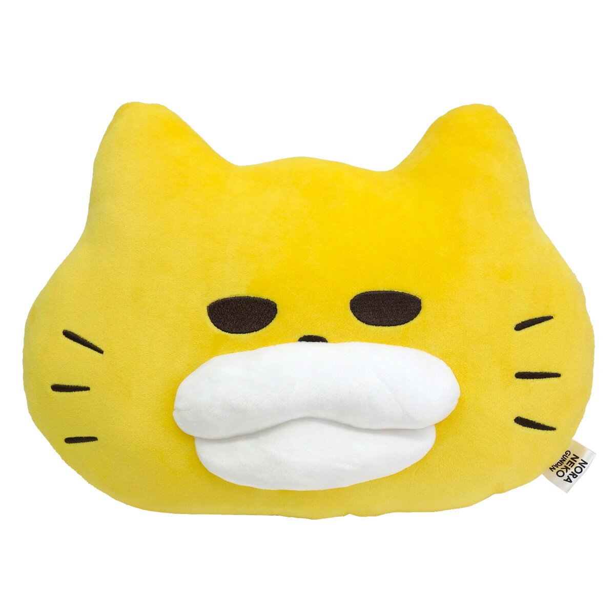 ノラネコぐんだん フェイスクッション （ クッション 猫 ねこ 雑貨 インテリア 絵本キャラクター グッズ プレゼント ギフト かわいい ぬいぐるみ 縫いぐるみ 人形 キャラクター キャラグッズ 癒しグッズ インテリア雑貨 ）のサムネイル