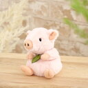 ぬいぐるみ potte ブタ ( ヌイグルミ ぶた 動物 雑貨 インテリア アニマル グッズ ベビー 赤ちゃん プレゼント ギフト かわいい 縫いぐるみ 人形 手乗り 小さい 癒しグッズ 子ども キッズ 出産祝い 女の子 男の子 )