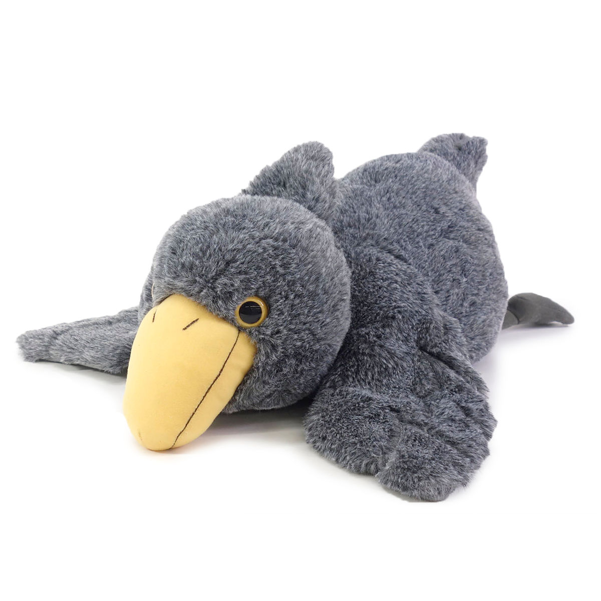 ぬいぐるみ Cushy ハシビロコウ 動物 （ ヌイグルミ 鳥 大きい ふわふわ 雑貨 インテリア アニマル グッズ プレゼント ギフト かわいい クッション 抱き枕 おもちゃ 玩具 癒しグッズ 子ども キッズ 女の子 男の子 ）のサムネイル