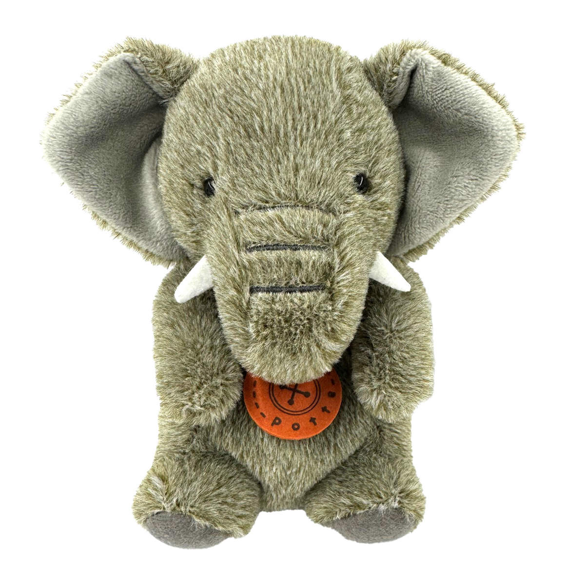 ぬいぐるみ potte ゾウ （ ヌイグルミ 動物 ぞう 象 手のひらサイズ ふわふわ 雑貨 インテリア アニマル プレゼント かわいい 人形 手乗り 小さい おもちゃ 玩具 癒しグッズ 子ども キッズ 女の子 男の子 ）