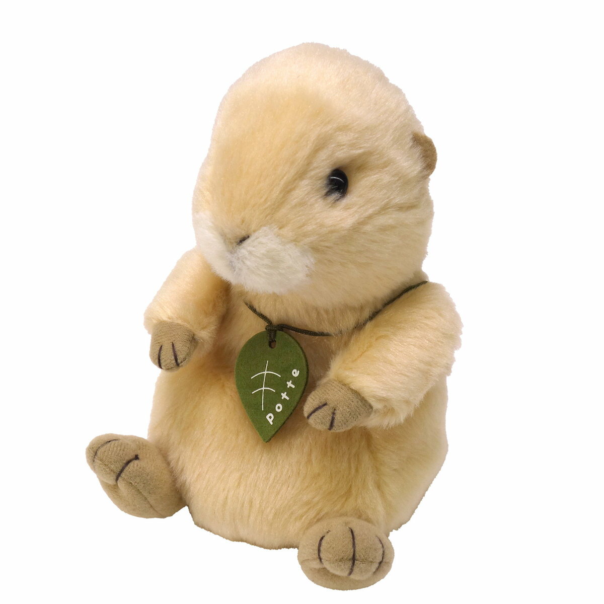 ぬいぐるみ potte プレーリードッグ （ ヌイグルミ 動物 手のひらサイズ ふわふわ 雑貨 インテリア アニマル プレゼント かわいい 人形 手乗り 小さい おもちゃ 玩具 癒しグッズ 子ども キッズ 女の子 男の子 ）