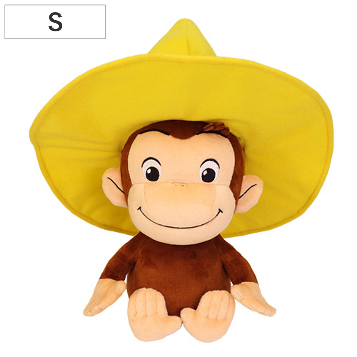 ぬいぐるみ ジョージ お手玉 帽子 S おさるのジョージ おもちゃ （ ヌイグルミ ふわふわ アニメ ...