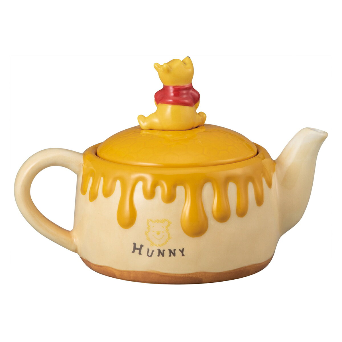 ティーポット くまのプーさん はちの巣ケーキ （ 450ml 磁器 ポット 急須 ハーブティー お茶 緑茶 紅茶 ディズニー キャラクター プーさん キャラ 食器 かわいい ） livingut-10241054 リビングート 楽天市場店 サンプル画像3