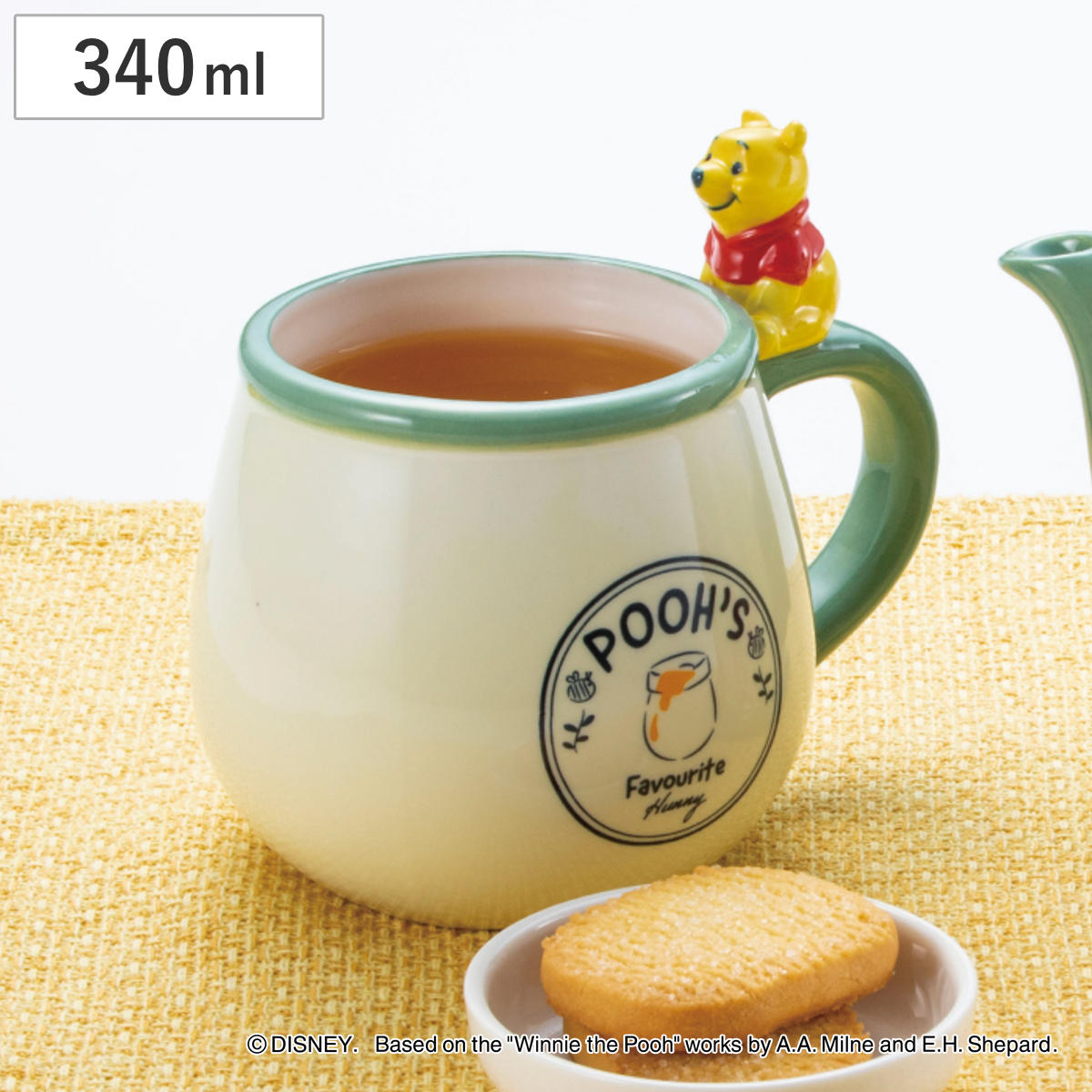 マグカップ フィギュア付きマグ くまのプーさん （ 340ml 磁器 マグ マグコップ カップ 食器 ディズニー キャラクター プーさん キャラ かわいい ） livingut-10241058 リビングート 楽天市場店 パッケージ画像
