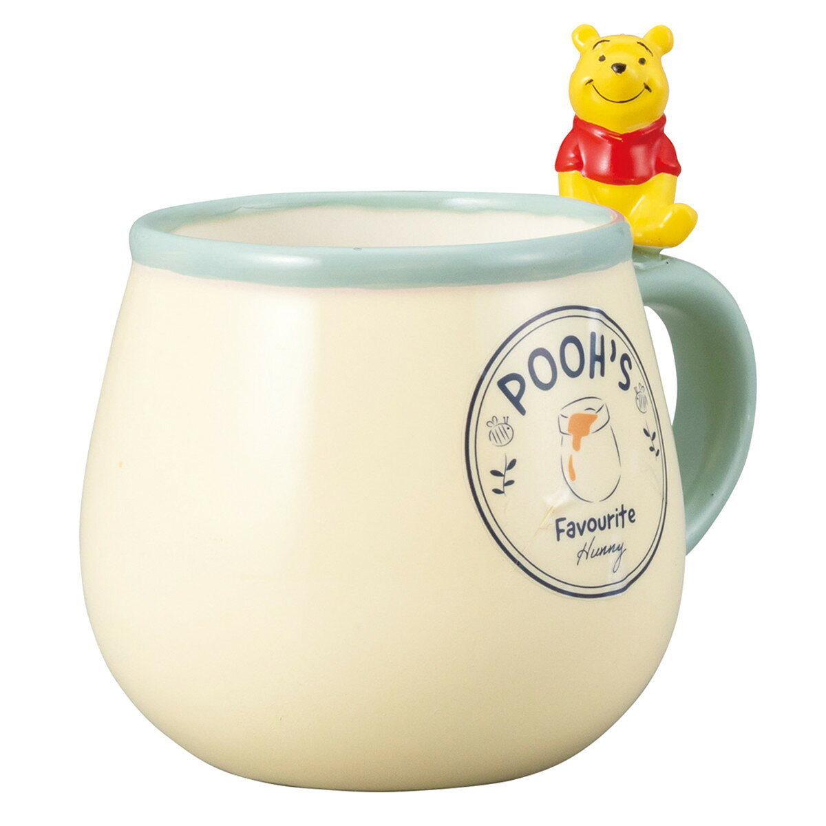 マグカップ フィギュア付きマグ くまのプーさん （ 340ml 磁器 マグ マグコップ カップ 食器 ディズニー キャラクター プーさん キャラ かわいい ） livingut-10241058 リビングート 楽天市場店 サンプル画像3