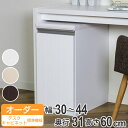 オーダーラック 扉付 デスクキャビネット 幅30〜44 奥行き31 約高さ60cm ( 送料無料 オーダー キャビネット ラック 収納ラック 収納 サイドボード...