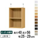 専用 上置き棚 標準棚板 type56 オーダー本棚 奥行40cm 幅25-29cm用 ( 送料無料 オーダーメイド 天井つっぱり 本棚 多目的ラック セミオーダー )