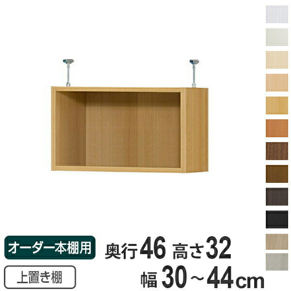 専用 上置き棚 標準棚板 type32 オーダー本棚 奥行46cm 幅30-44cm用 （ 送料無料 ...
