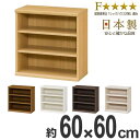 本棚 ブックシェルフ エースラック カラーラック 約幅60cm 高さ60cm ( オープンラック フリーラック ラック 収納棚 棚 カラーボックス 木製 書棚 大容量 シェルフ シンプル 収納ラック 多目的ラック )