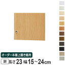 オーダー本棚 上置き棚 type23用扉 幅15-24cm ( 送料無料 オーダーメイド 収納棚 )