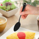 スプーン 19cm ノワール Noir デザートスプーン ステンレス製 ホーロー 日本製 ( テーブルスプーン 洋食器 カトラリー 黒い食器 琺瑯 黒 おしゃれ かわいい )