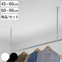 室内物干し 吊下げ型室内物干 長さ 45〜60cm 60〜90cm 伸縮 ドライ・ウェーブ ( DRY・WAVE 物干し 洗濯 伸長 吊り下げ ポール型 ランド...