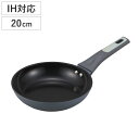 フライパン 20cm IH対応 セラループ セラミックコート ( ガス火対応 オール熱源対応 軽い 20センチ アルミ製 軽量 セラミック加工 フッ素加工なし 再生アルミ エコ 環境に優しい リサイクル )
