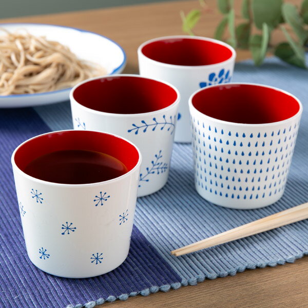 お猪口 230ml 和食器 いろは 山中塗 マルチカップ 日本製 （ 電子レンジ対応 食洗機対応 そば猪口 和食器 割れにくい 山中漆器 器 うつわ 蕎麦猪口 電子レンジ 食洗機 対応 ）のサムネイル