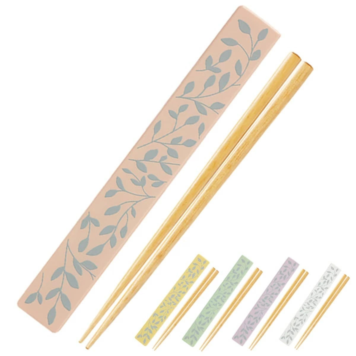 箸＆箸箱セット フレモ 木箸 18cm （ 箸 箸箱 お弁当 カトラリー 女の子 カトラリーセット 弁当 箸ケー..