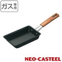 玉子焼き器 約9×13cm ガス火専用 鉄製 ネオキャスチール 日本製 （ ガス火対応 直火専用 卵 ...