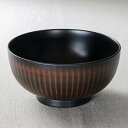 麺鉢 17cm ONES きらら 栃木目 プラスチック製 ( 食洗機対応 電子レンジ対応 椀 深型 鉢 ラーメン鉢 丼 プラスチック 食器 ボウル 麺 スープ ラーメン うどん そば おしゃれ 汁もの 深鉢 うつわ 日本製 単品 1枚 )