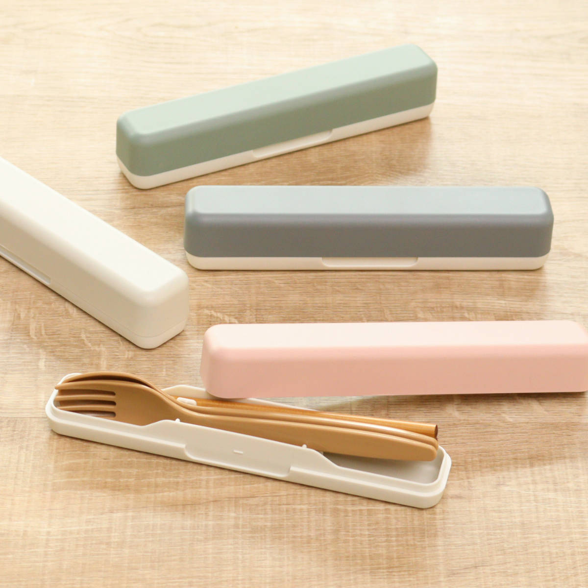 スリムトリオセット 箸 スプーン フォーク ( カトラリーセット お箸 18cm 大人 日本製 18センチ カトラリー セット お弁当用 給食 携帯用 箸箱 は...