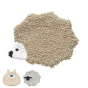 チェアパッド アニマル 約35×35cm ハリネズミ ヒツジ アルパカ ( 座布団 チェアマット 椅子用 マット 動物 かわいい 勉強机 オフィス 会社 椅子 ...