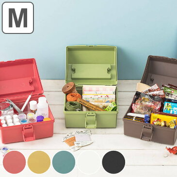 小物収納 ハコット M B5サイズ プラスチック 収納ボックス 工具箱 ( 小物ケース 収納ケース B5 小物 収納 ボックス ケース フタ付き 小物収納ケース 持ち手付き ふた付き おしゃれ )