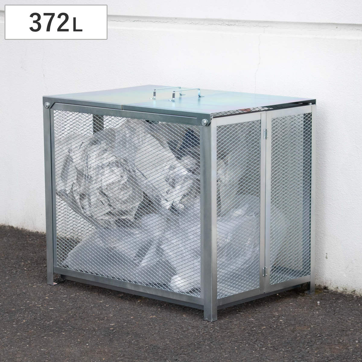ゴミ箱 屋外 ゴミステション 大きい 組立式 横幅90cm ゴミ箱鋼280L ゴミ箱 屋外 ゴミステション 大きい 組立式 横幅90cm ゴミ箱鋼 280L