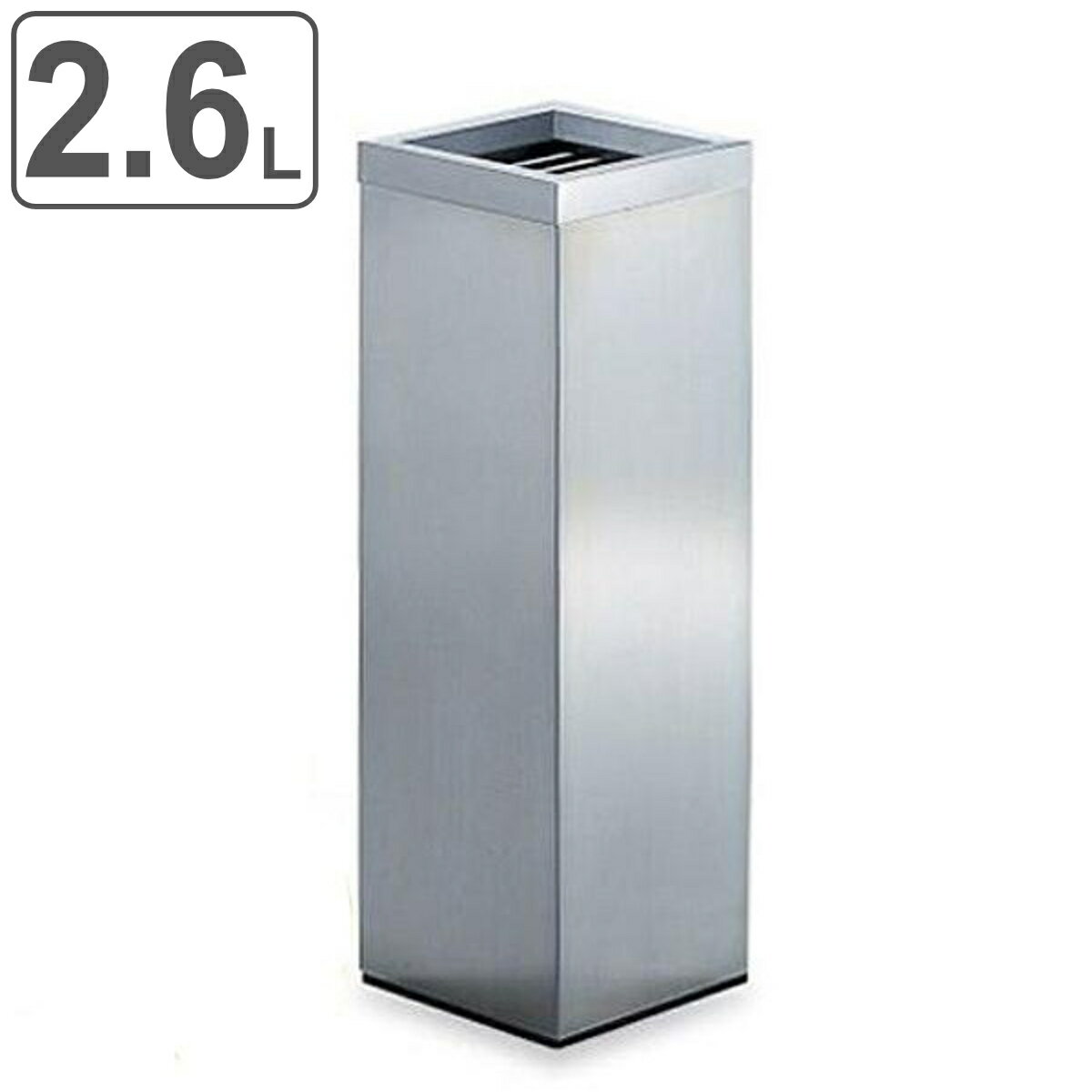 灰皿 2.6L 業務用 屋内用 角型 ステンレス灰皿SK-020 （ 法人限定 スタンド灰皿 タバコ たばこ 煙草 吸..