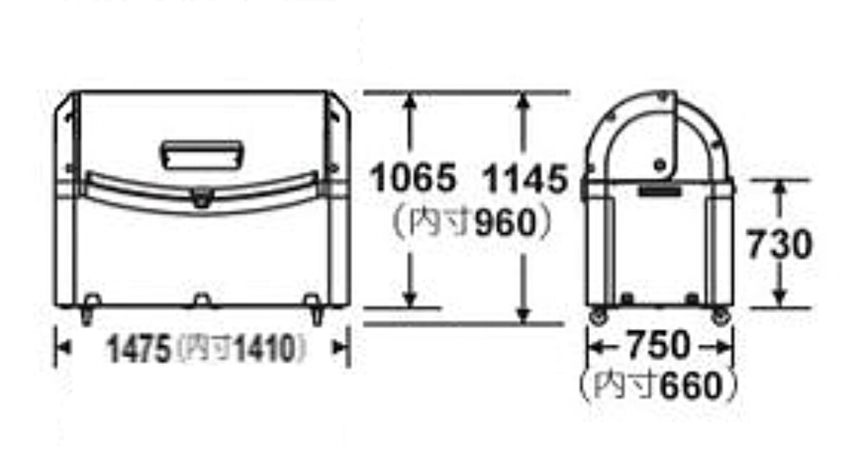 ゴミ箱 約800L ワイドペールST 800 （ 法人限定 ごみ箱 800リットル スライド蓋 カ...