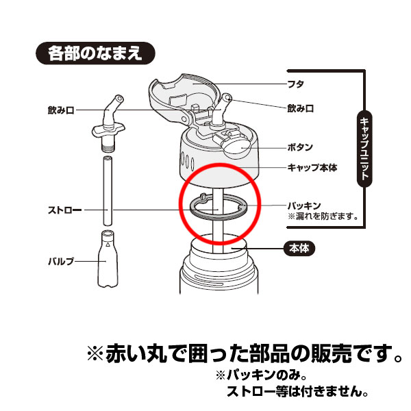 パッキン 水筒 部品 サーモス(thermos...の紹介画像2