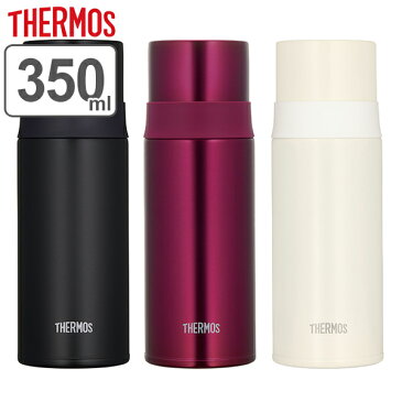 水筒 サーモス （ thermos ） ステンレススリムボトル コップ付き FFM-351 350ml （ コップ 保温 保冷 ステンレス ステンレス製 子供 大人 スリム 魔法瓶 ステンレスボトル コンパクト マグボトル THERMOS おしゃれ ）