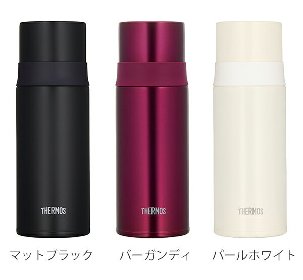 水筒 サーモス （ thermos ） ステンレススリムボトル コップ付き FFM-351 350ml （ コップ 保温 保冷 ステンレス ステンレス製 子供 大人 スリム 魔法瓶 ステンレスボトル コンパクト マグボトル THERMOS おしゃれ ）