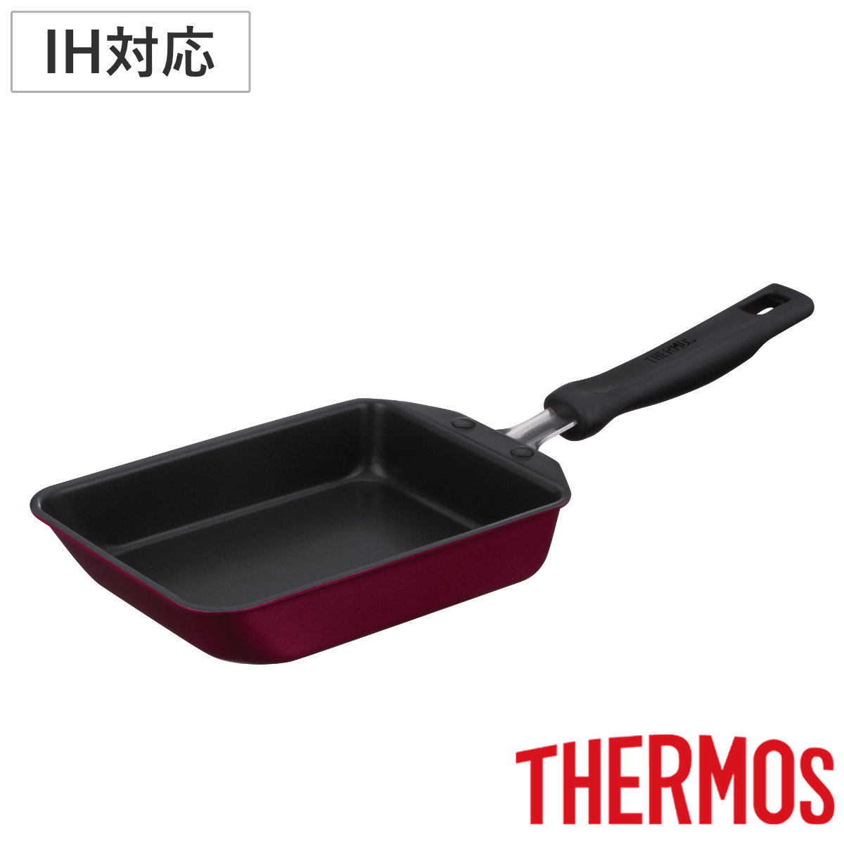 サーモス 卵焼き器 13×18.5cm IH対応 深型 PF