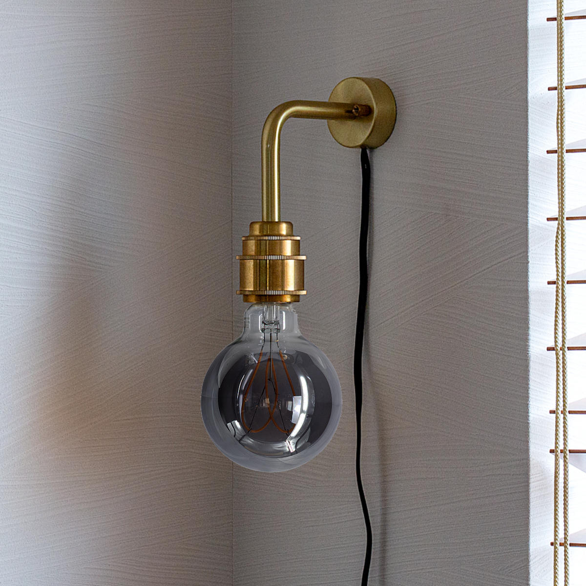 ウォールライト S 1灯 LED エジソン電球付き リアン スポットライト gram eight グ...