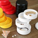 収納トレイ 4段式 回転収納ボックス タイガークラウン ( アクセサリー 収納 アクセサリーケース アクセサリートレイ トレー フタ付き 小物収納 小物入れ 回...