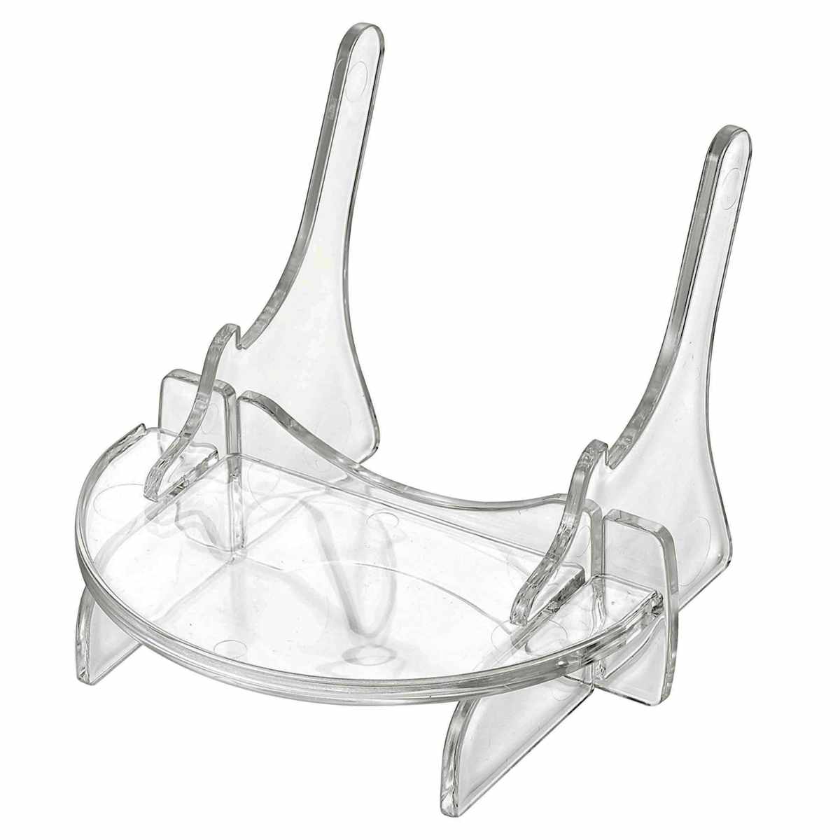 食器スタンド カップ ソーサー スタンド （ カップ＆ソーサースタンド ティーカップ コーヒーカップ コレクション お皿 立て 鑑賞 お気に入り プレート 皿 絵 写真 飾る 保管 台 クリア 透明 ） livingut-10216203 リビングート 楽天市場店 サンプル画像3