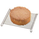 ケーキクーラー 角型 27cm スチール クロムメッキ製 ( ケーキ 焼菓子 冷却 製菓道具 ロールケーキクーラー スクエア型 お菓子作り )