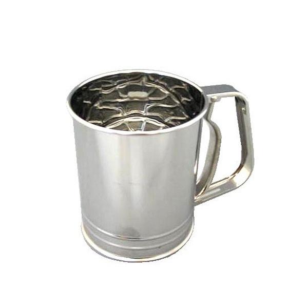 粉ふるい 大 ステンレス製 シェフター （ 片手 粉 ふるい 製菓グッズ 製パン用品 手作り フルイ お菓子..