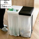 ゴミ箱 45L 同色2個セット ユニード 