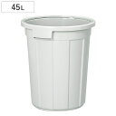 ゴミ箱 45L 本体 エコペール ( ごみ箱 フタ別売り 本体のみ 45リットル ホワイト 再生プラスチック使用 ロック可能 屋外用 屋外用ゴミ箱 大容量 大き...