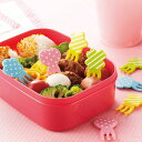 ピック フォークピック ドット&ボーダー 8本入り ( お弁当グッズ キャラ弁 子供用 お弁当ピック お弁当用 ピックス デコ弁 )