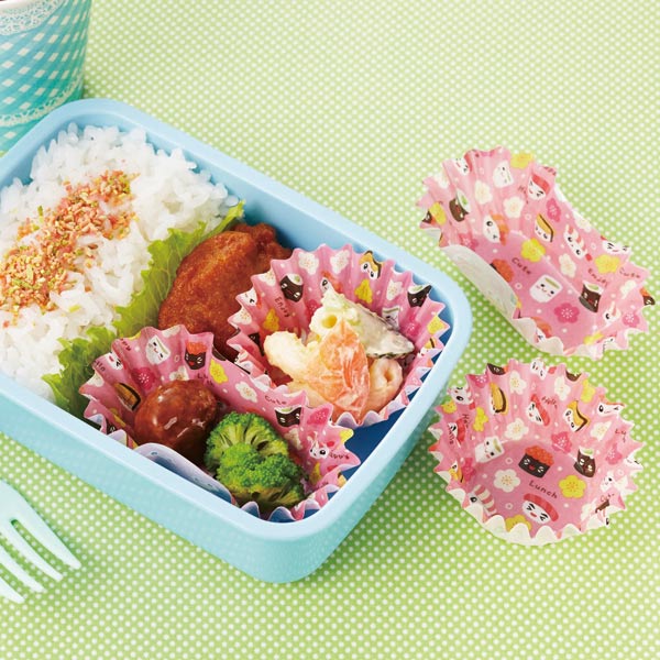 お弁当カップ SUSHI 22枚入 抗菌 ( おかず入れ おかずカップ お弁当グッズ おべんとうカップ キャラ弁 デコ弁 すし 寿司 子供用 )