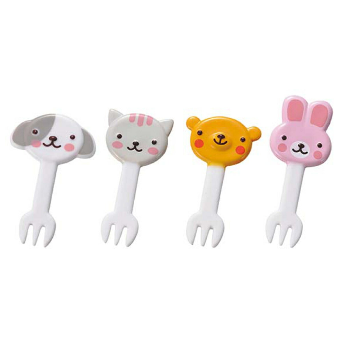 ピック 8本入 アニマルフォークピック （ フォークピック どうぶつ 8本 お弁当グッズ キャラ弁 キャラクター 子供用 お弁当ピック おかずピック 子供 弁当 飾り お弁当用 幼稚園 保育園 お弁当用品 ）