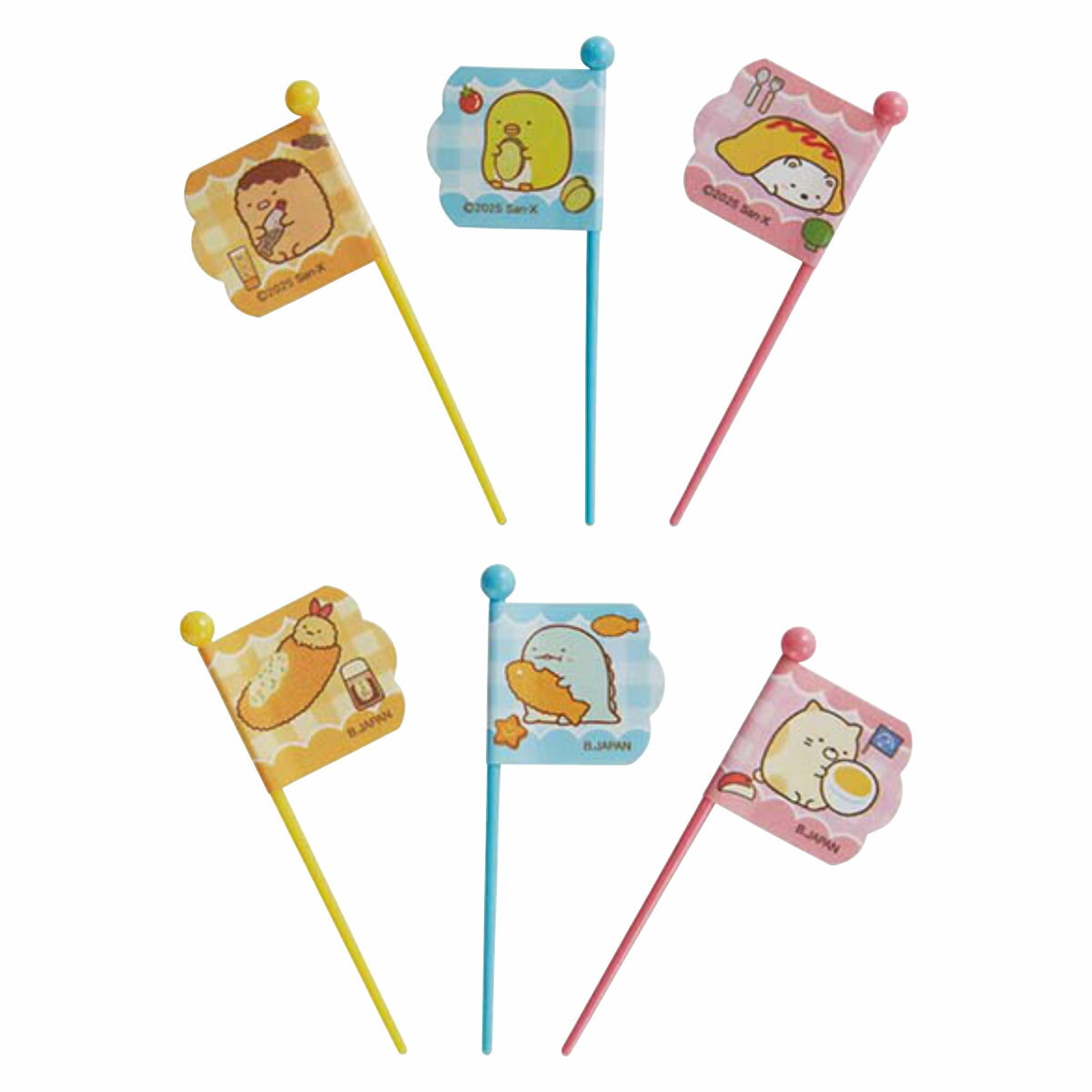 ピック すみっコぐらしピックス 12本入 （ すみっコぐらし おかずピック お弁当ピック 12本 ピンチョス 飾り 彩り 子供 日本製 お弁当 弁当 お弁当用 パーティ キャラクター キッズ 楊枝 ようじ ）