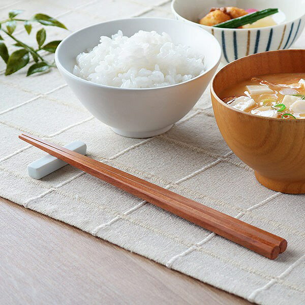 箸 22cm 八角 WOODN 女性用 木製 天然木 サオ （ お箸 はし 女性 八角形 木目 和食器 カトラリー おはし 大人 木製食器 シンプル おしゃれ かわいい カフェ風 サオの木 ）