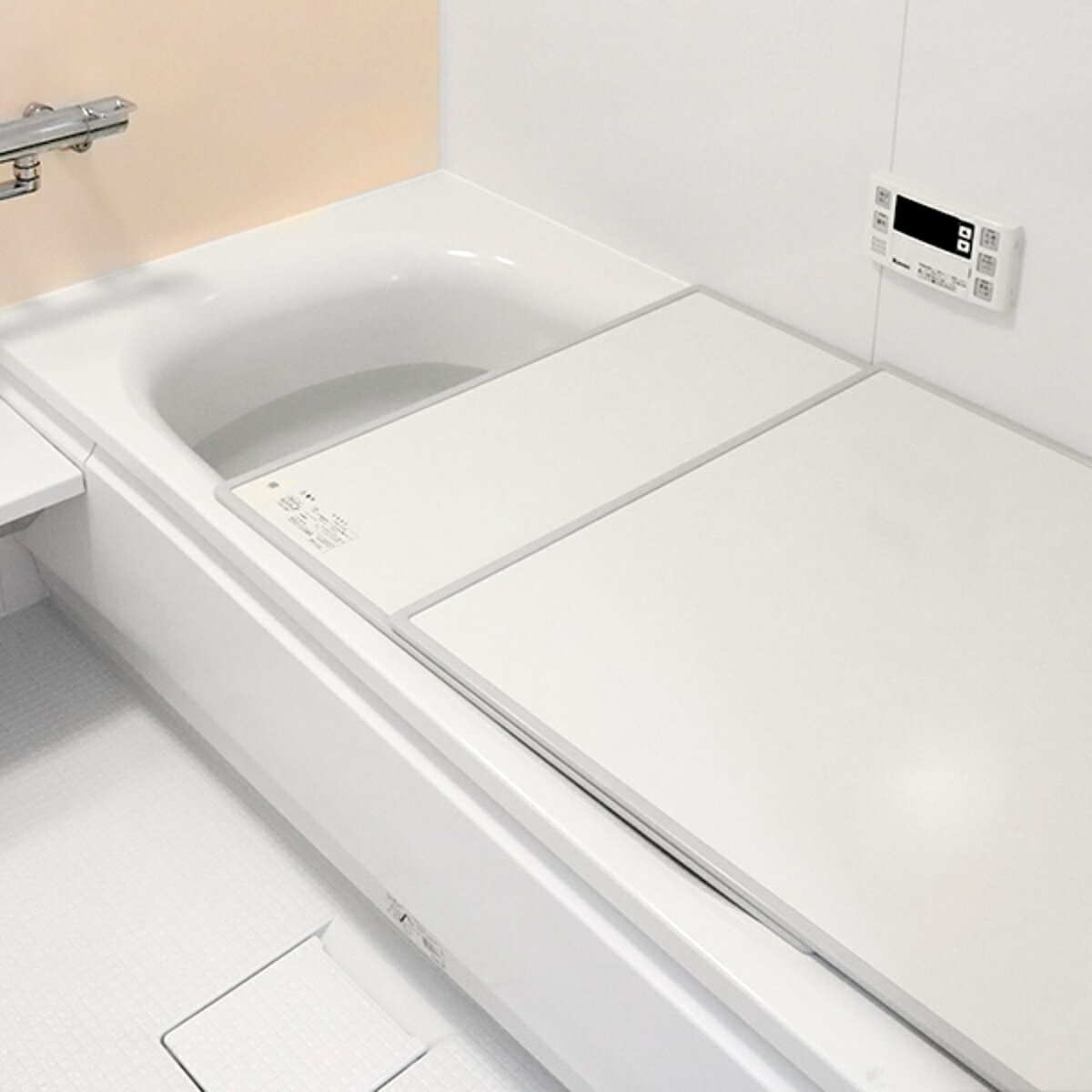 風呂ふた オーダー オーダーメイド 組み合わせ 96～100×96～100cm 2枚割 特注 別注 （ 風呂 お風呂 ふた ふろふた 風呂蓋 風呂フタ 日本製 フタ 蓋 パネル 組み合わせ風呂ふた 2枚組 サイズオーダー 保温 抗菌 防カビ ）