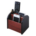 小物収納 コンパクトデスクラック 回転式 リモコンスタンド ( リモコンラック デスク収納 幅14×奥行11.4×高さ13.5cm 卓上収納 回転ラック 360...