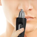 鼻毛カッター 電動 鼻毛トリマー 電池式 ( 電動バリカン 鼻毛切り 鼻毛バリカン ムダ毛処理 鼻毛 耳毛 ムダ毛 洗える 水洗い コードレス 携帯 持ち運び ...