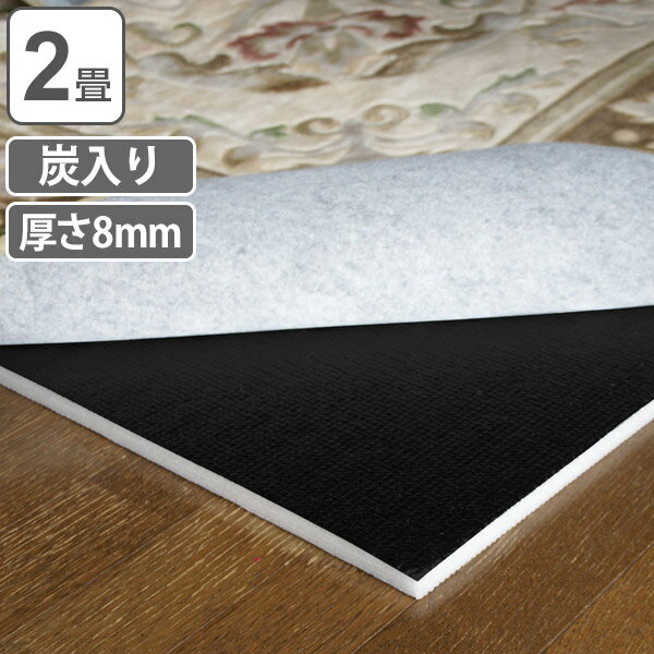 保温シート ほかほかSDX2畳炭入り 2枚組 （ 断熱シート 保温マット 断熱 省エネ エコ ECO コタツ ホットカーペット 床 ）のサムネイル