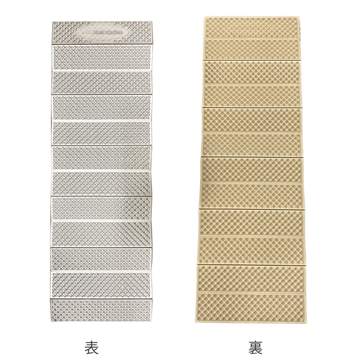 レジャーマット 防水アコーディオンマット 180×60cm （ マット クッション アウトドアマット キャンプマット ロング 防水 キャンプ用品 寝袋用マット コンパクト 行楽 レジャー グッズ シート アウトドア用品 敷物 ゴムバント付き ） livingut-10216182 リビングート 楽天市場店 サンプル画像2