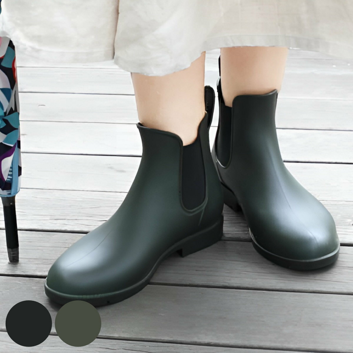 レインブーツ Wpc SIDE GORE RAIN BOOTS S～M ショート レディース （ レインシューズ ブーツ 23cm 23.5cm 24cm ショートブーツ 長靴 雨靴 サイドゴアブーツ ダブリュピーシー 防水 防雪 おしゃれ 晴雨兼用 滑りにくい ）